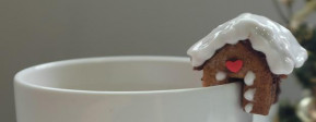 Mini Gingerbread House Cookies