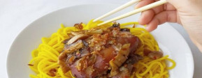 Mie Ayam Jamur Pedas