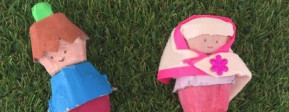 Boneka Karton Muslim dan Muslimah