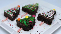 Christmas Tree Brownies