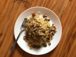 Spaghetti Tuna Jamur Aglio Olio