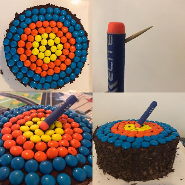 Target Nerf Birthday Cake