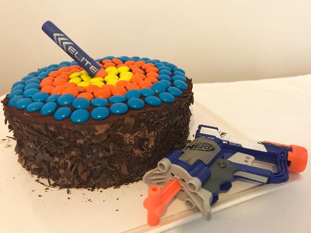 Target Nerf Birthday Cake