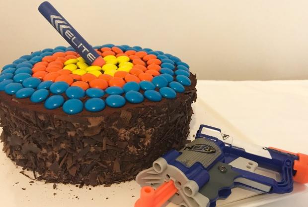 Target Nerf Birthday Cake