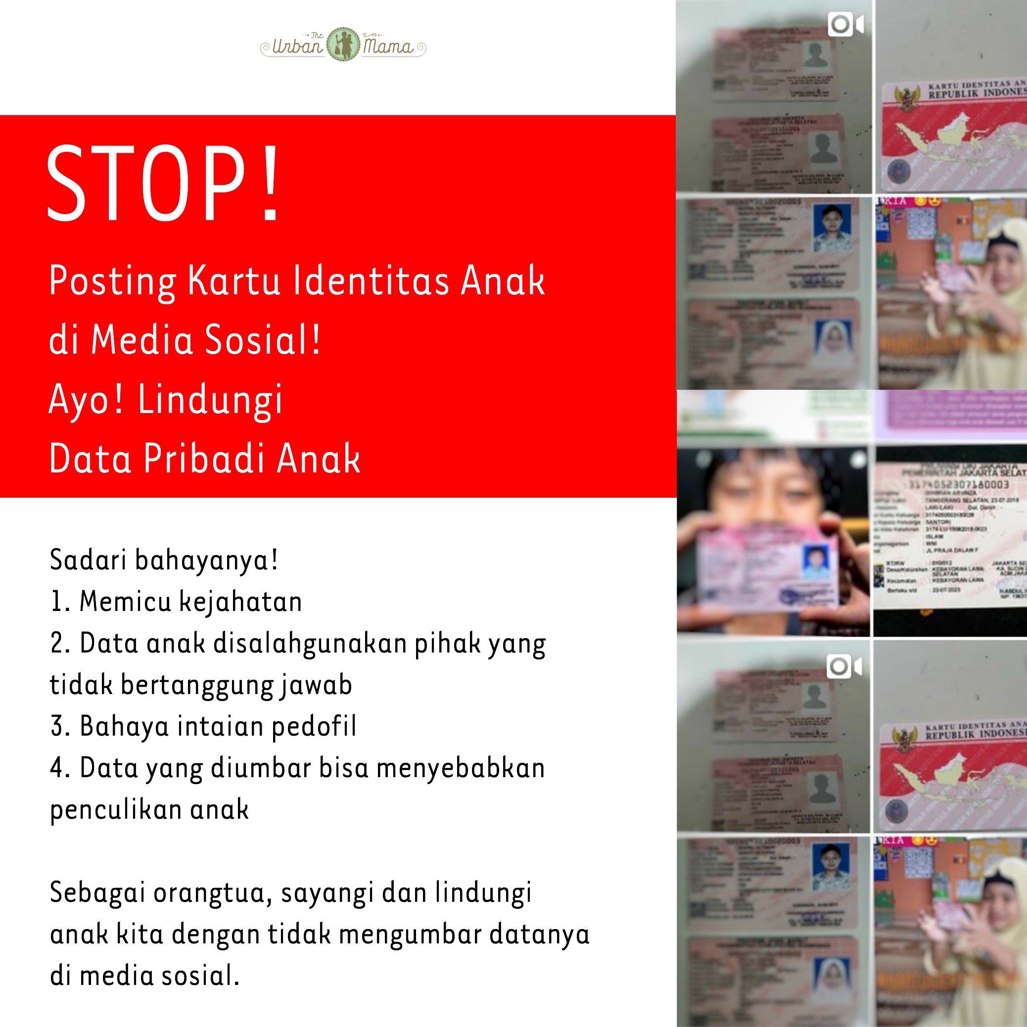Jangan Unggah Kartu Identitas Anak di Media Sosial! - The 
