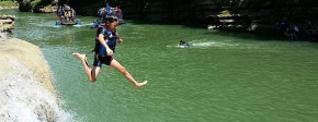 Body Rafting di Air Terjun Sri Gethuk