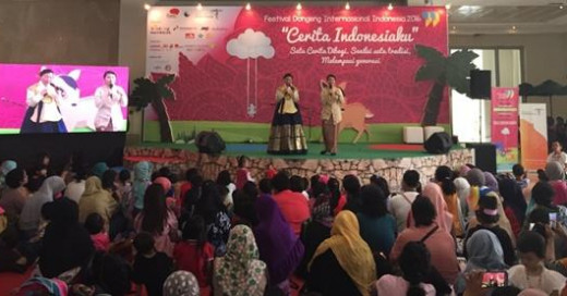 Keseruan Festival Dongeng Internasional Indonesia 2016