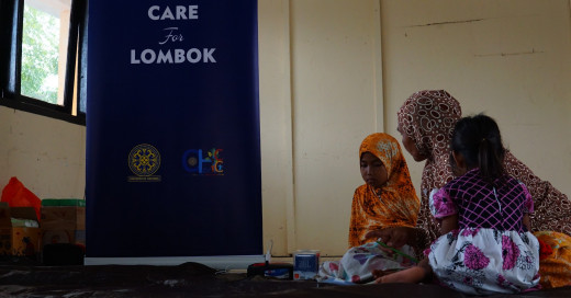 #SentuhanIbu untuk Perempuan dan Anak Pascagempa Lombok